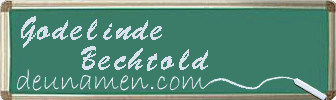 Godelinde Bechtold Visitenkarte